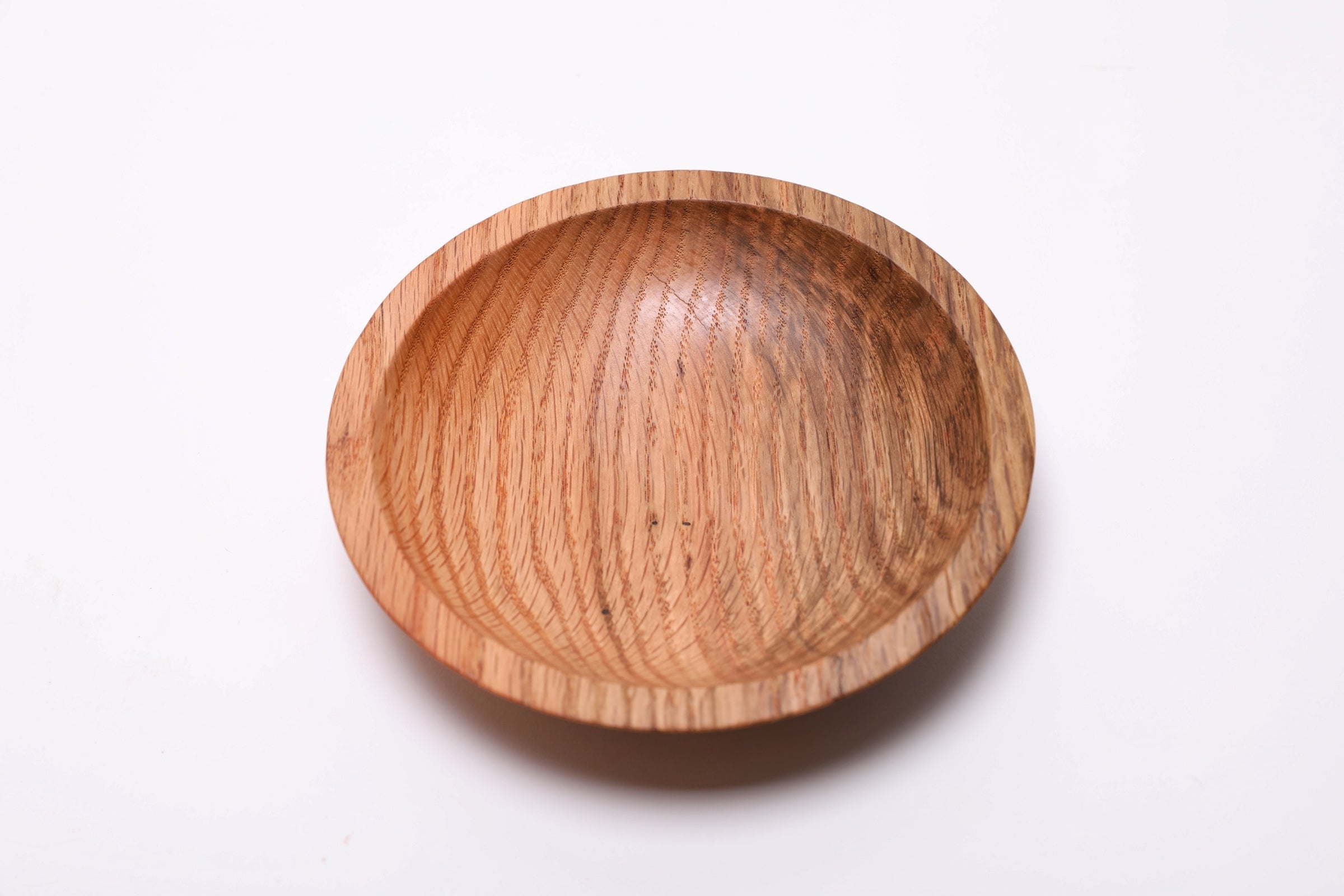 #2399 Small Spalted Oak Wooden Bowl  6 3/8" x 1 3/8"