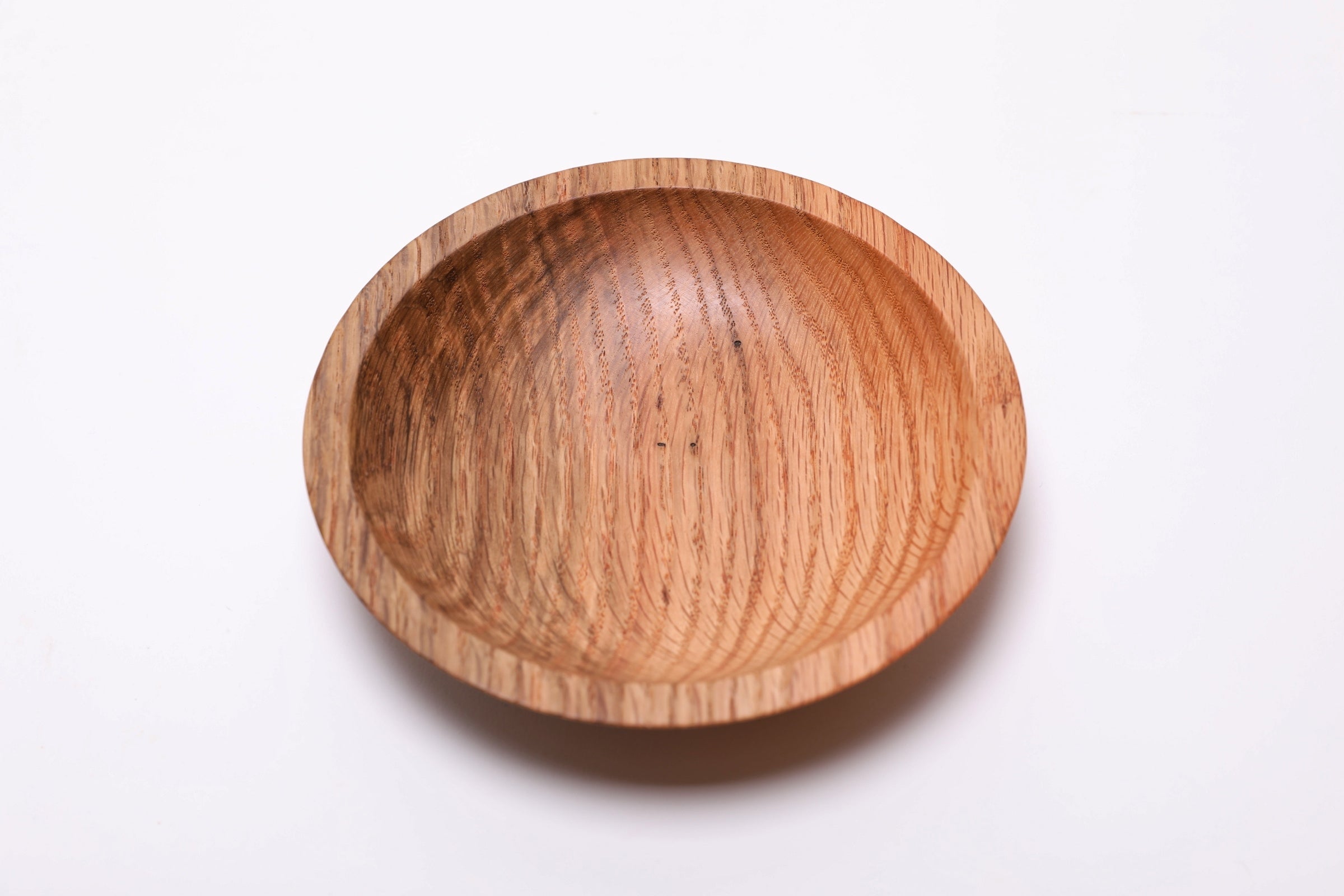 #2399 Small Spalted Oak Wooden Bowl  6 3/8" x 1 3/8"