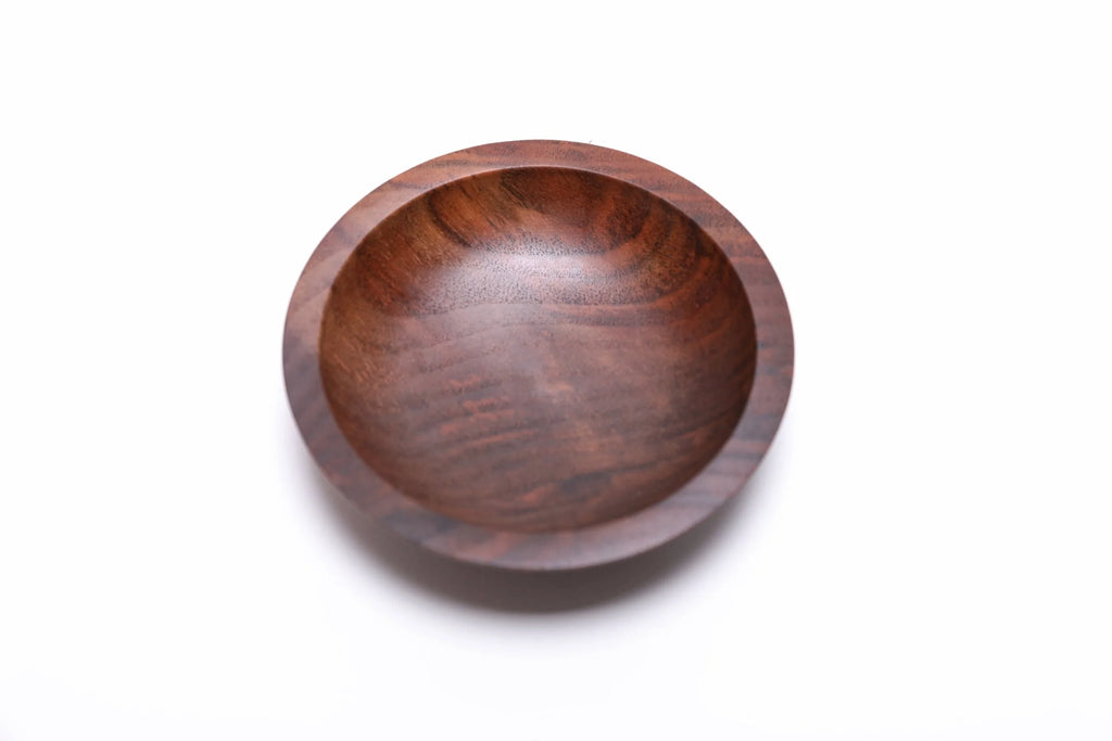 #2431 Claro Walnut Wooden Ring Dish  4 1/8" x 1"