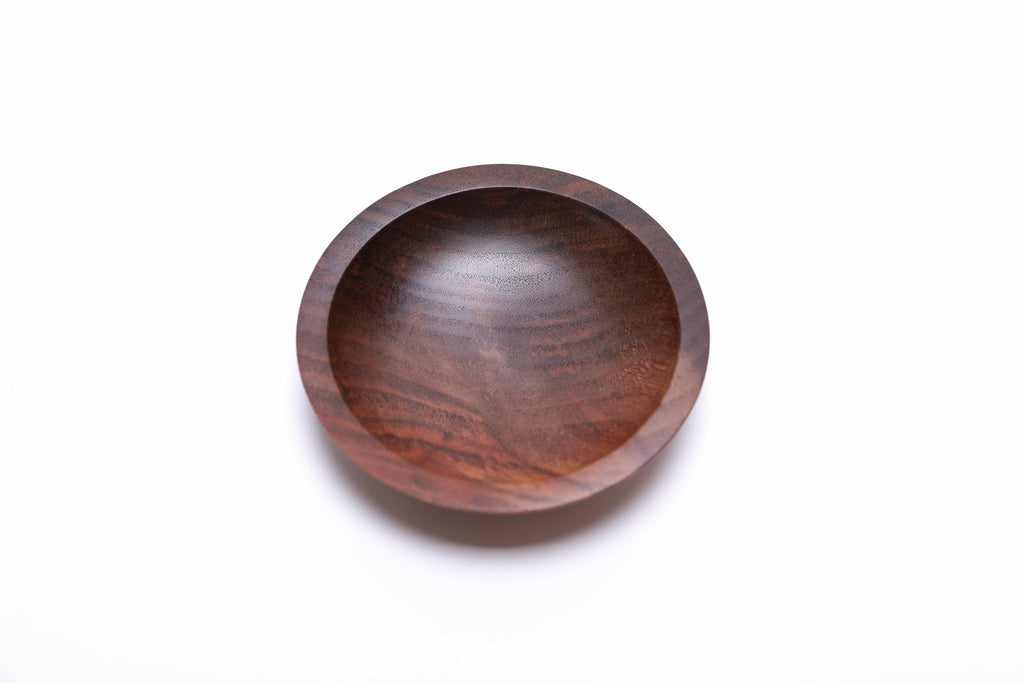 #2431 Claro Walnut Wooden Ring Dish  4 1/8" x 1"
