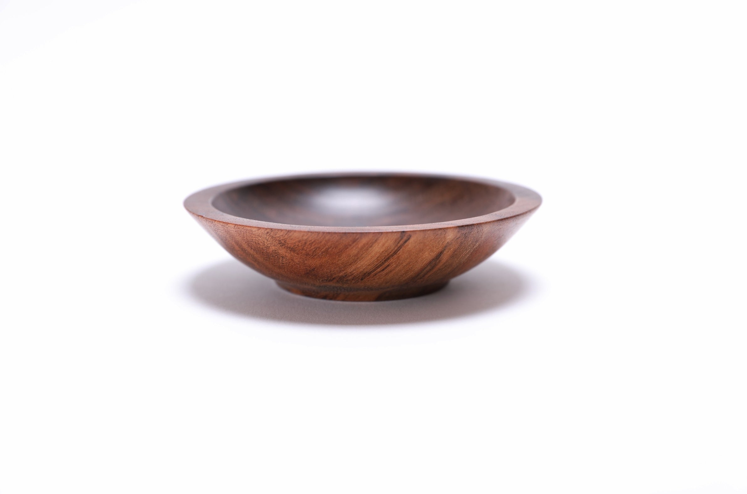#2431 Claro Walnut Wooden Ring Dish  4 1/8" x 1"
