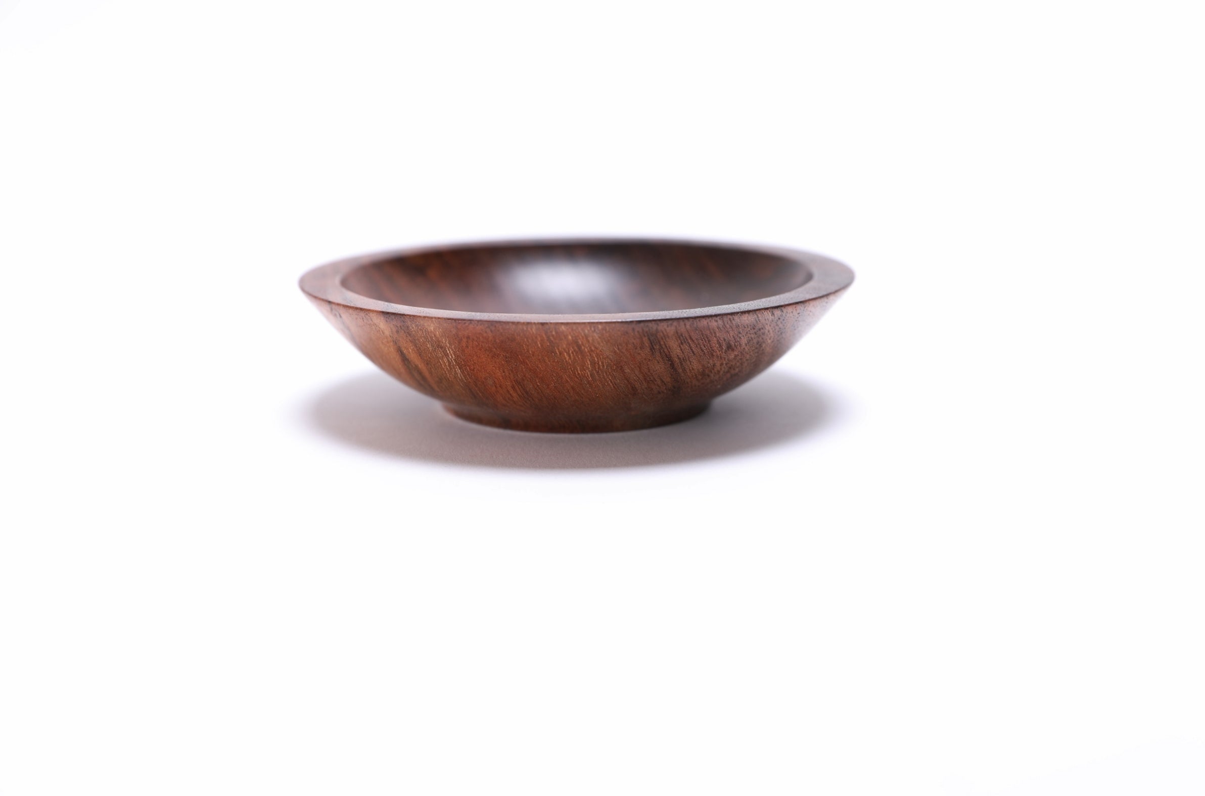#2431 Claro Walnut Wooden Ring Dish  4 1/8" x 1"