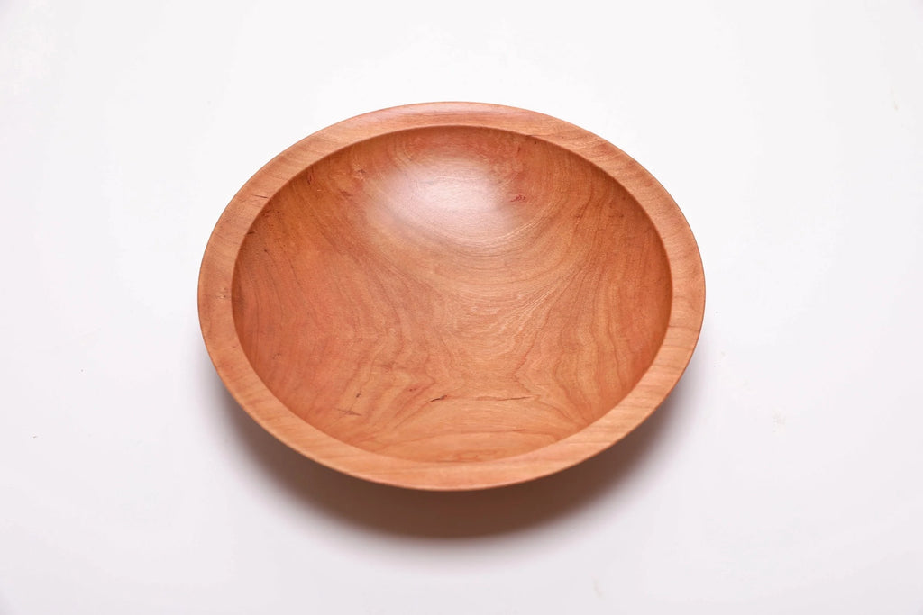 #2436 Wild Black Cherry Wooden Bowl  8 3/4" x 2"
