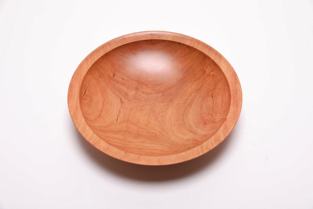 #2436 Wild Black Cherry Wooden Bowl  8 3/4" x 2"