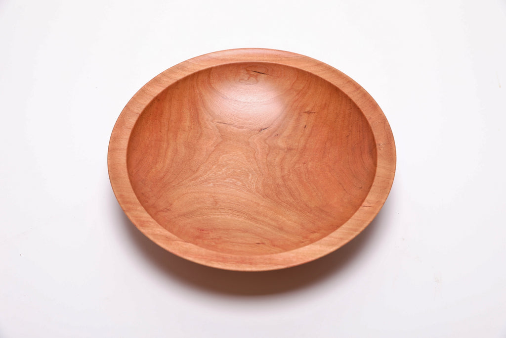 #2436 Wild Black Cherry Wooden Bowl  8 3/4" x 2"