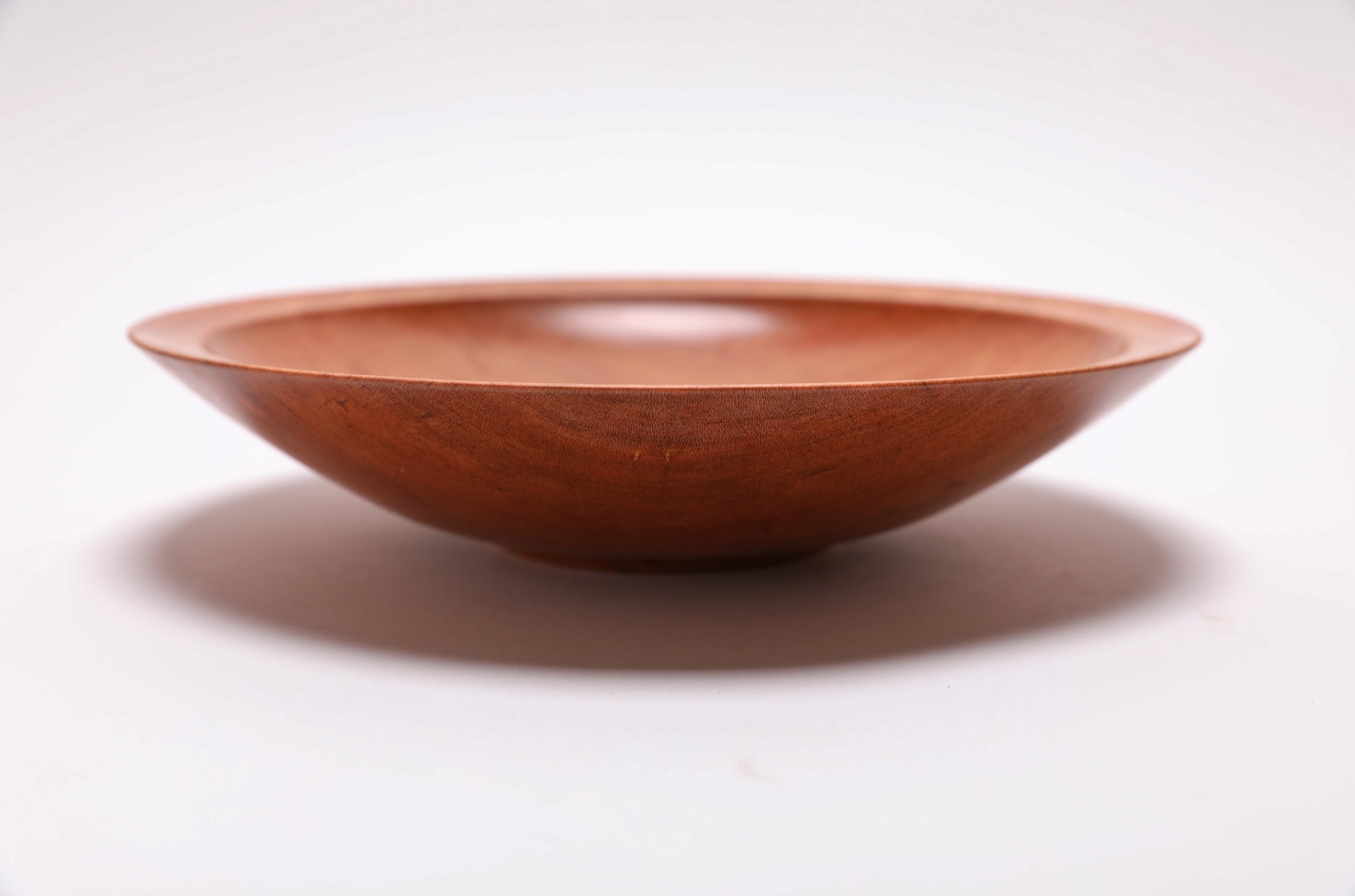 #2436 Wild Black Cherry Wooden Bowl  8 3/4" x 2"