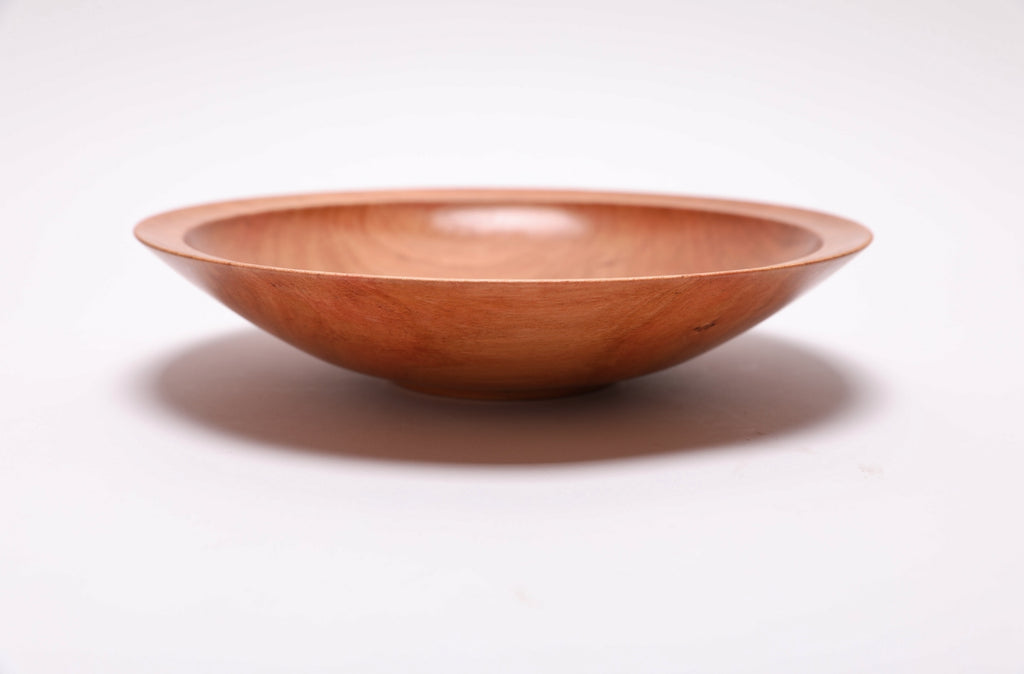 #2436 Wild Black Cherry Wooden Bowl  8 3/4" x 2"