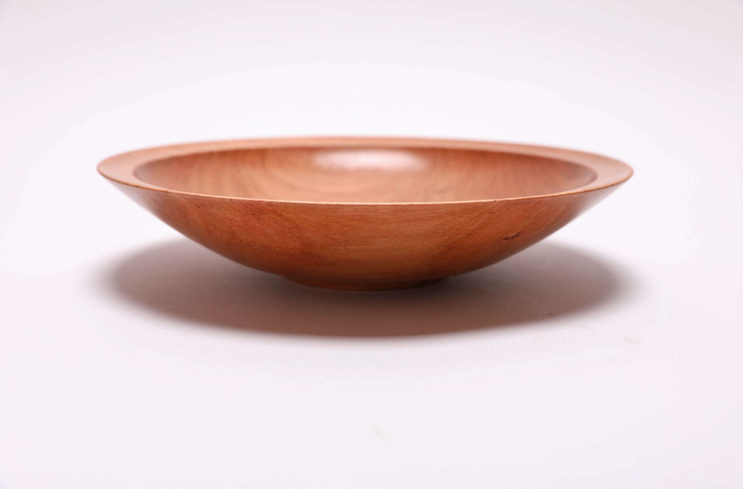 #2436 Wild Black Cherry Wooden Bowl  8 3/4" x 2"