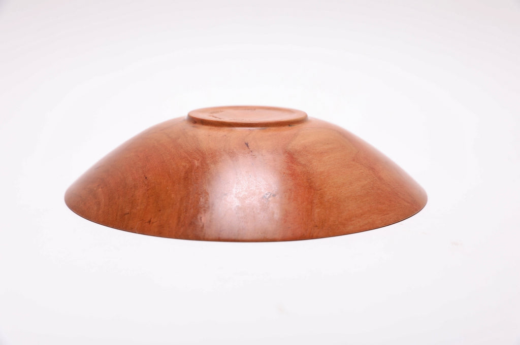 #2436 Wild Black Cherry Wooden Bowl  8 3/4" x 2"