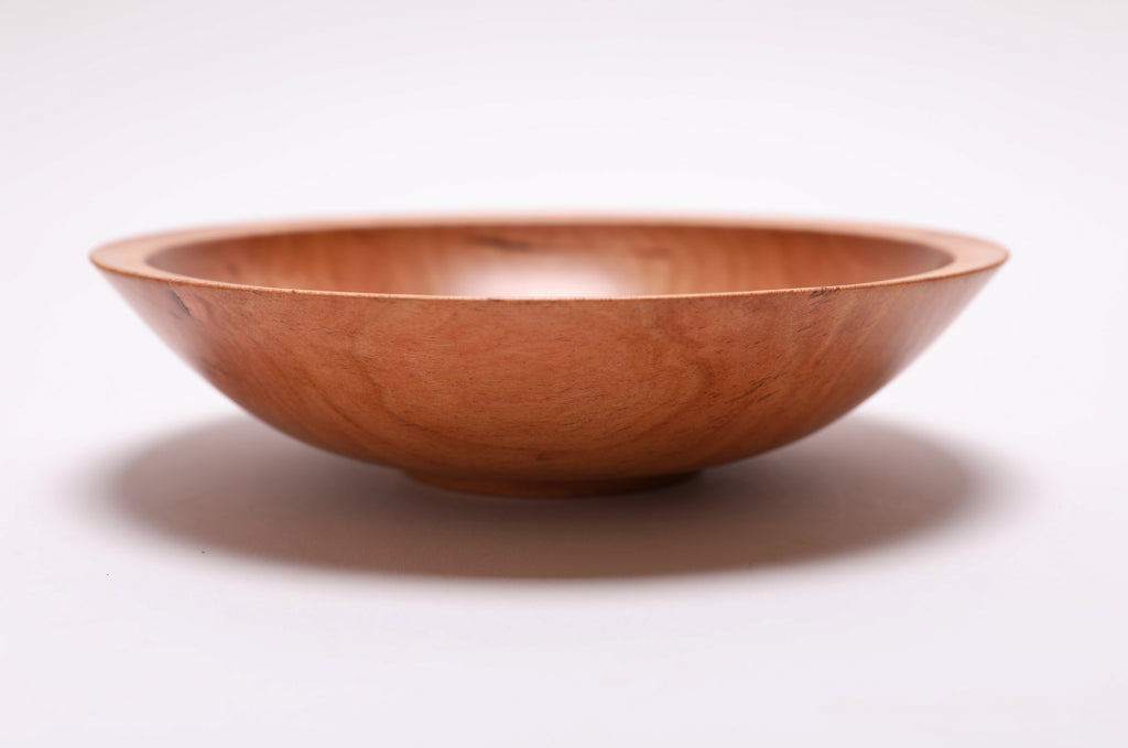 #2445 Wild Black Cherry Wooden Bowl  (7 1/2" x 2")