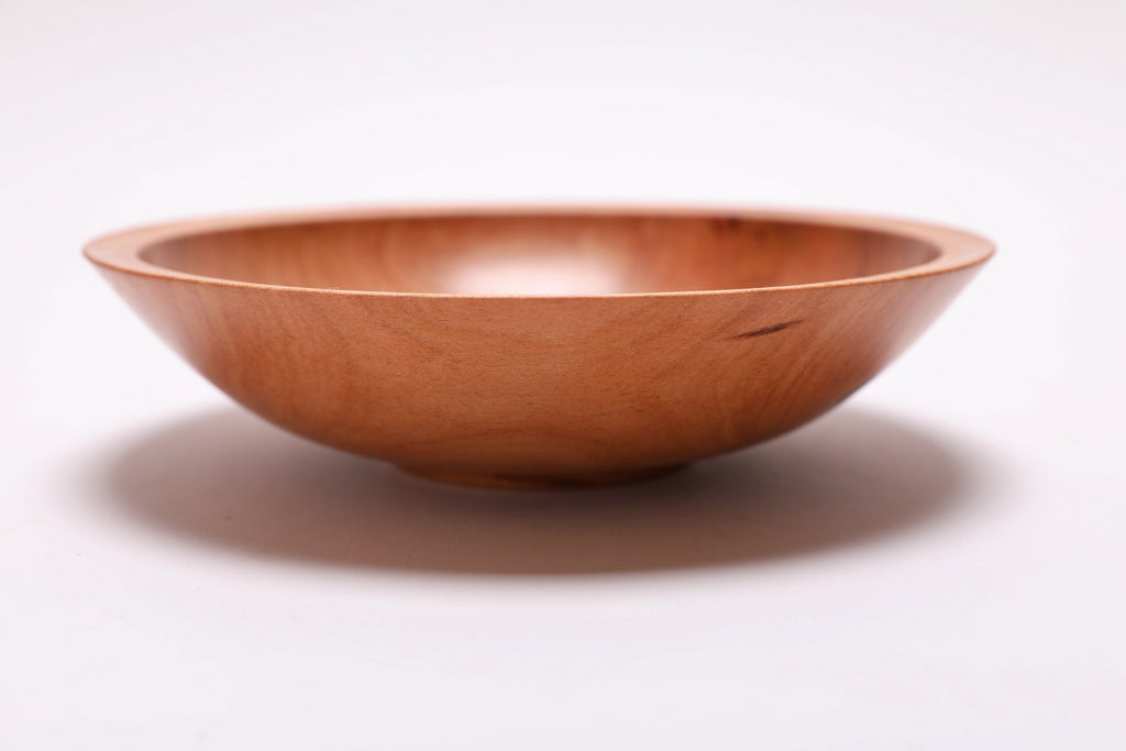 #2445 Wild Black Cherry Wooden Bowl  (7 1/2" x 2")