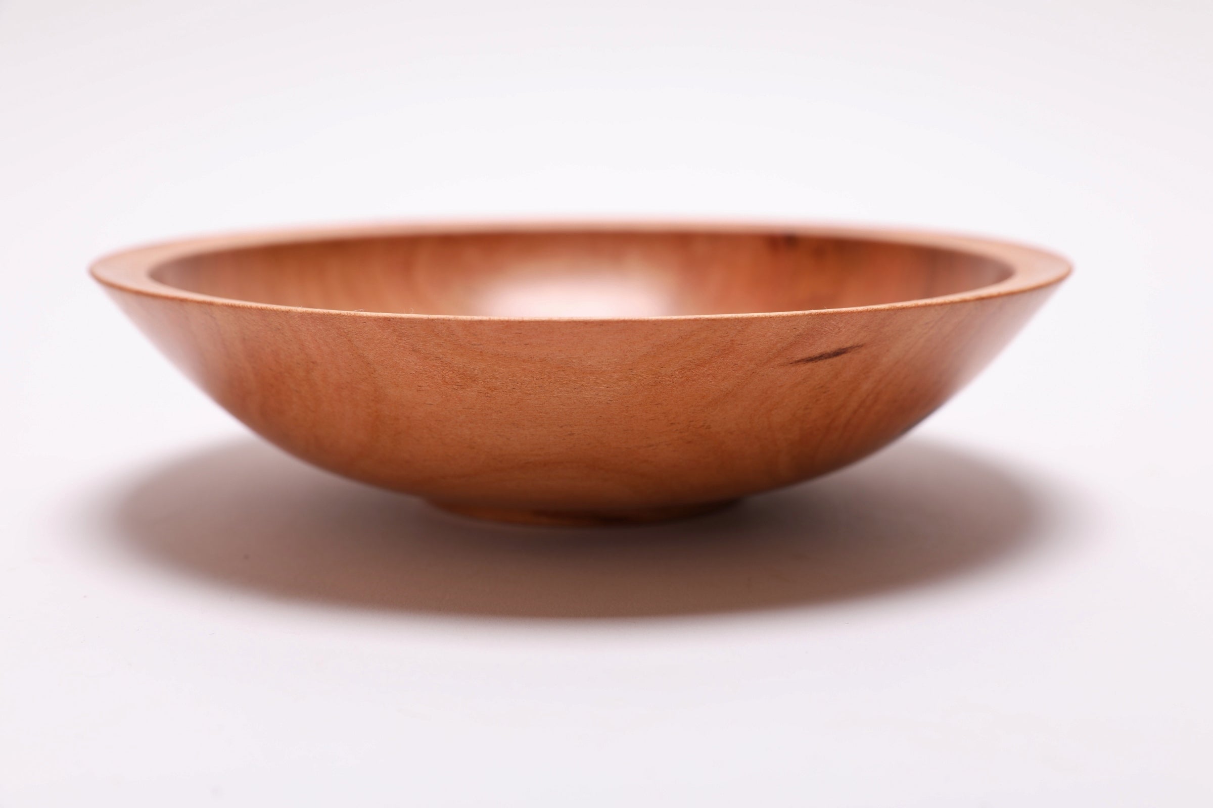 #2445 Wild Black Cherry Wooden Bowl  (7 1/2" x 2")