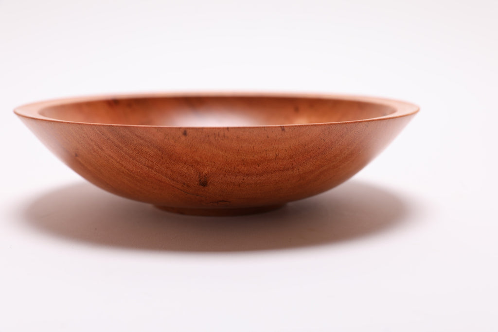 #2445 Wild Black Cherry Wooden Bowl  (7 1/2" x 2")