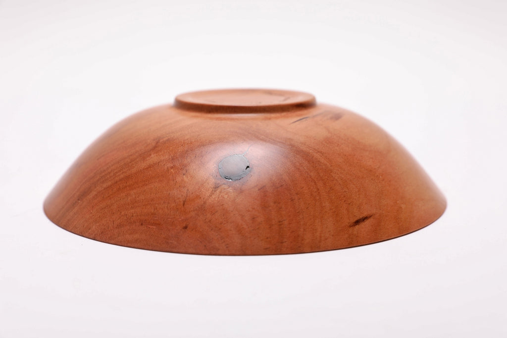 #2445 Wild Black Cherry Wooden Bowl  (7 1/2" x 2")