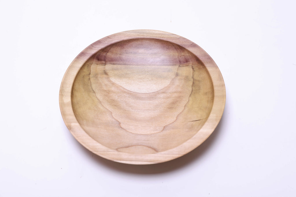 #2446 Rainbow Tulip Poplar Wooden Bowl  6 1/2" x 1 1/4"