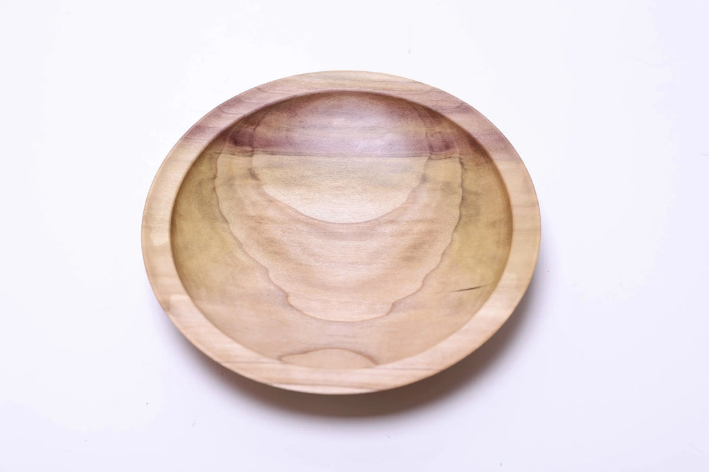#2446 Rainbow Tulip Poplar Wooden Bowl  6 1/2" x 1 1/4"