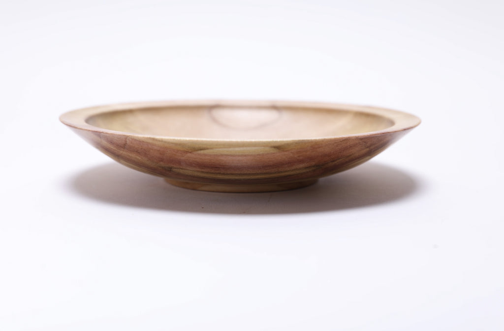 #2446 Rainbow Tulip Poplar Wooden Bowl  6 1/2" x 1 1/4"