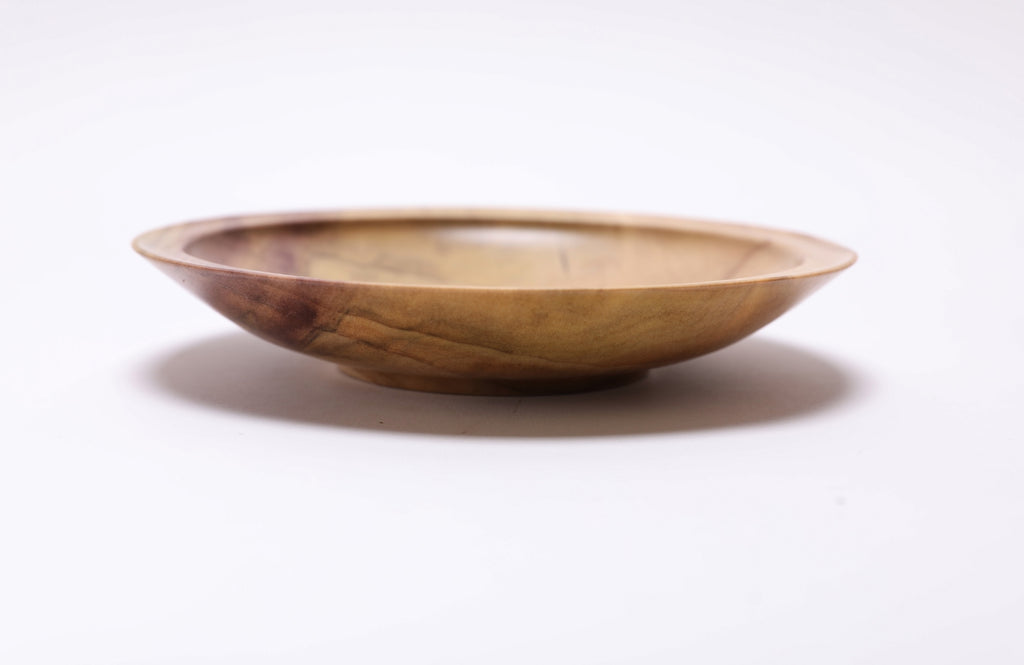 #2446 Rainbow Tulip Poplar Wooden Bowl  6 1/2" x 1 1/4"