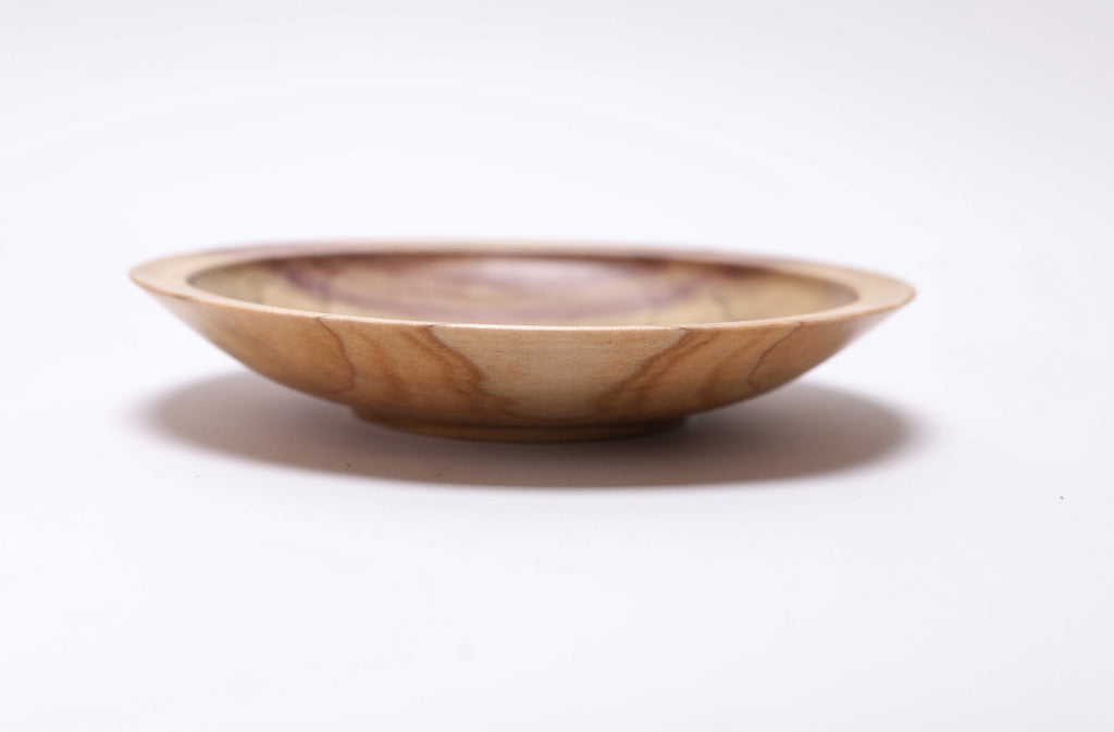 #2446 Rainbow Tulip Poplar Wooden Bowl  6 1/2" x 1 1/4"