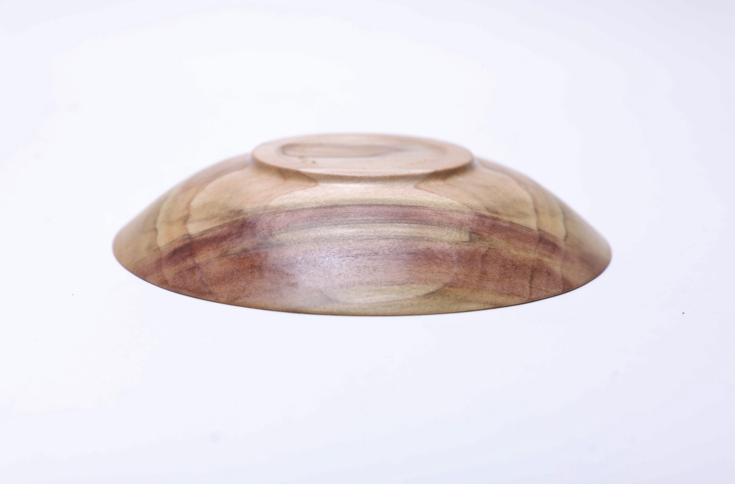 #2446 Rainbow Tulip Poplar Wooden Bowl  6 1/2" x 1 1/4"