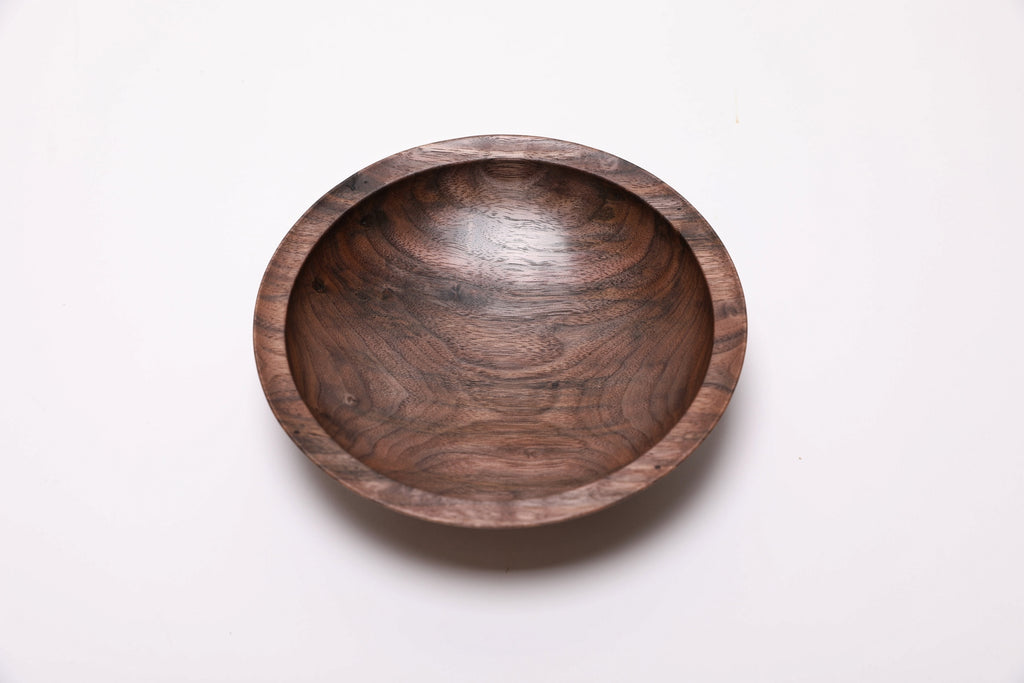 #2450 Small Wild Black Walnut Wooden Bowl  6 1/2" x 1 1/2"