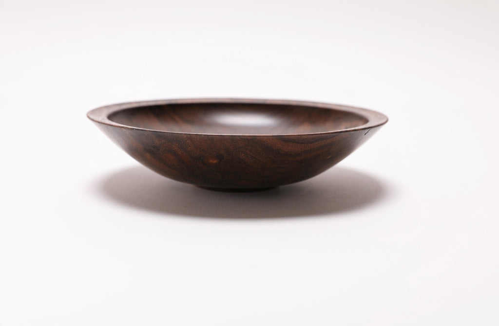 #2450 Small Wild Black Walnut Wooden Bowl  6 1/2" x 1 1/2"