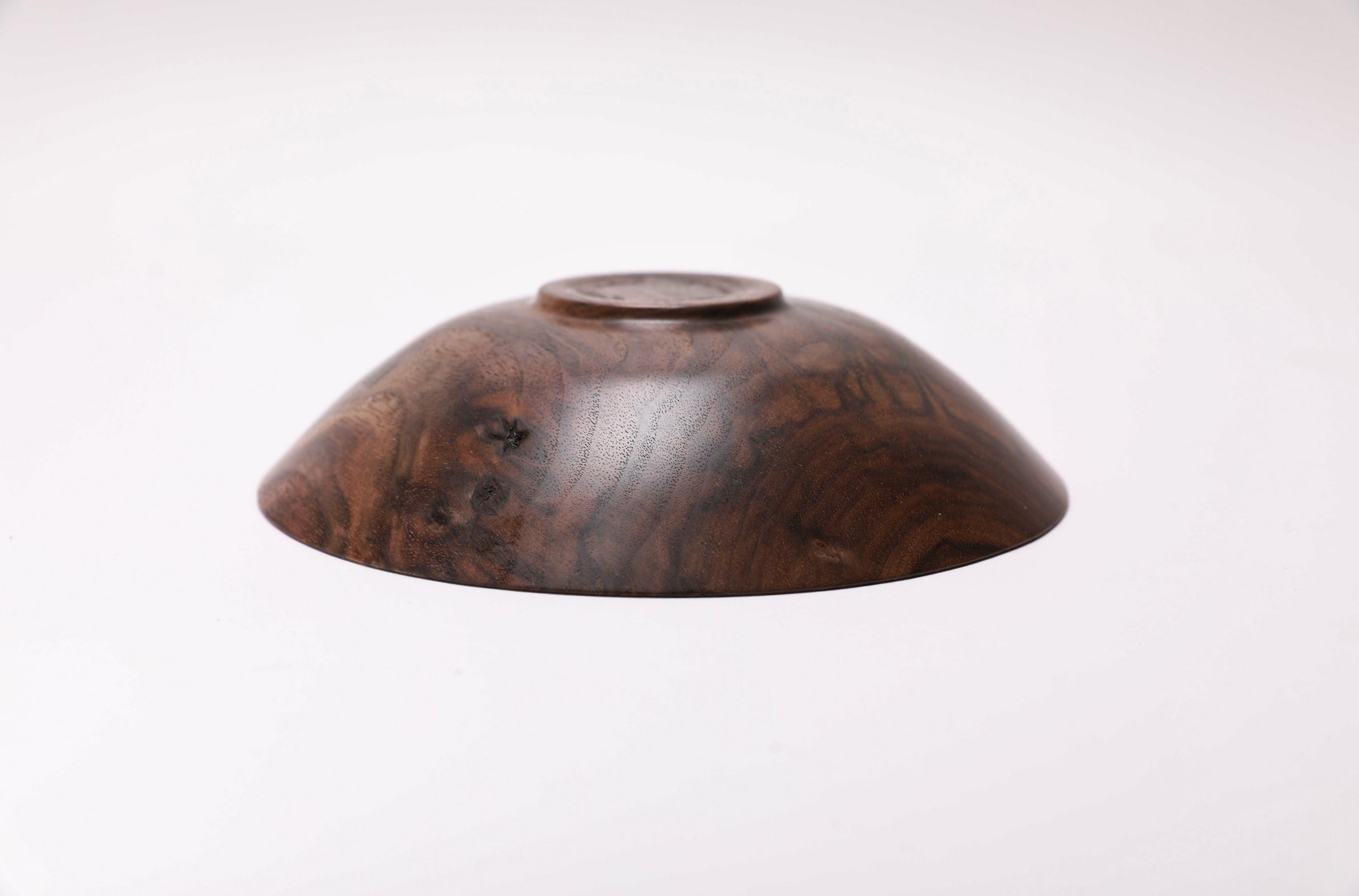 #2450 Small Wild Black Walnut Wooden Bowl  6 1/2" x 1 1/2"