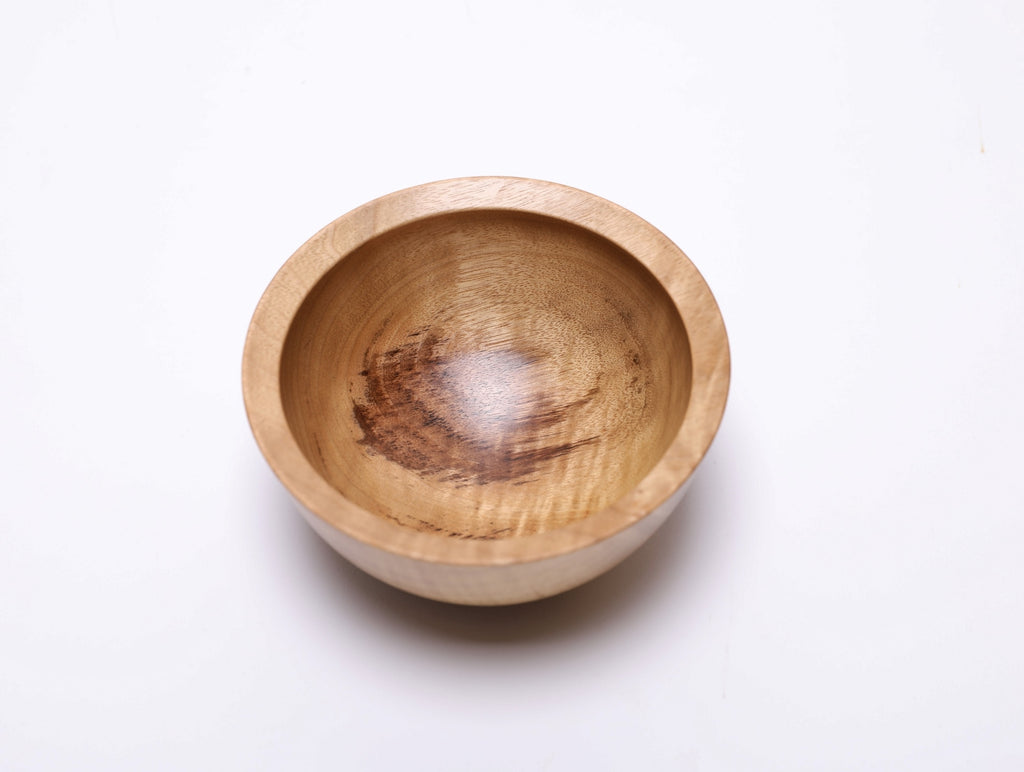 #2452 Small Camphor Wooden Bowl  4 1/2" x 2 1/4"