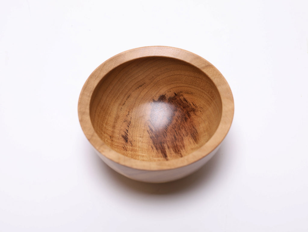 #2452 Small Camphor Wooden Bowl  4 1/2" x 2 1/4"