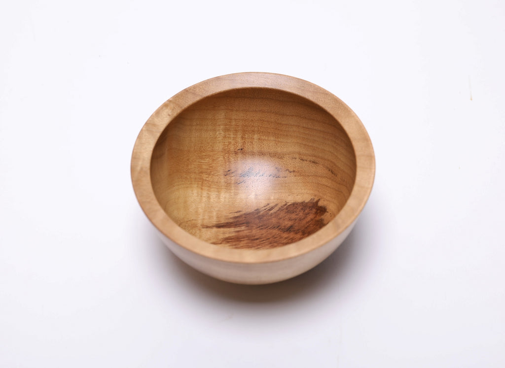#2452 Small Camphor Wooden Bowl  4 1/2" x 2 1/4"