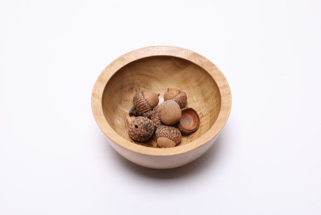 #2452 Small Camphor Wooden Bowl  4 1/2" x 2 1/4"