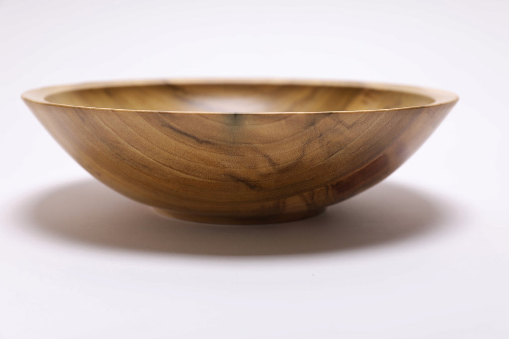 #2469 Rainbow Tulip Poplar Wooden Bowl  9 1/2" x 2 1/2"