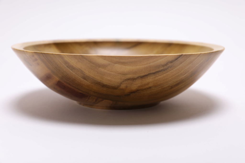 #2469 Rainbow Tulip Poplar Wooden Bowl  9 1/2" x 2 1/2"