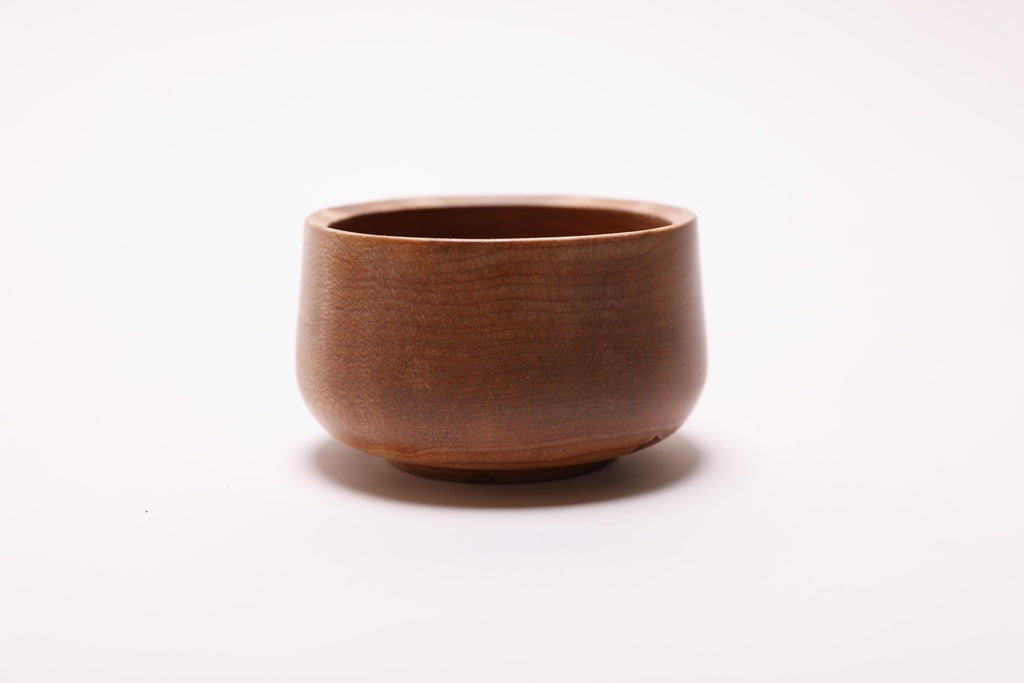 #2475 Small Big Leaf Maple Wooden Bowl  (3 3/4" x 2 1/8")
