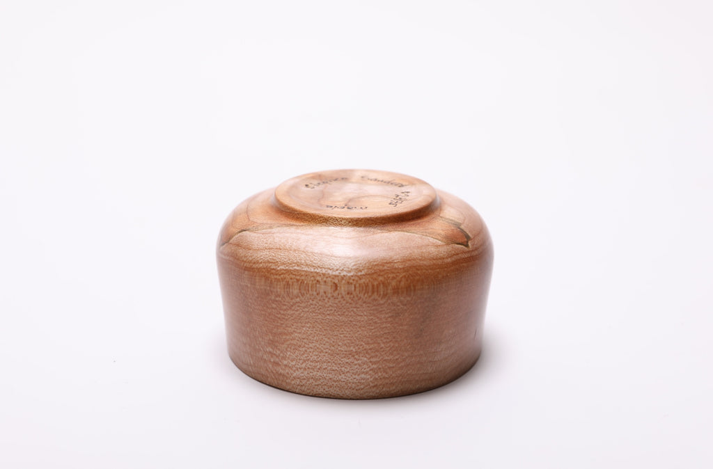 #2475 Small Big Leaf Maple Wooden Bowl  (3 3/4" x 2 1/8")