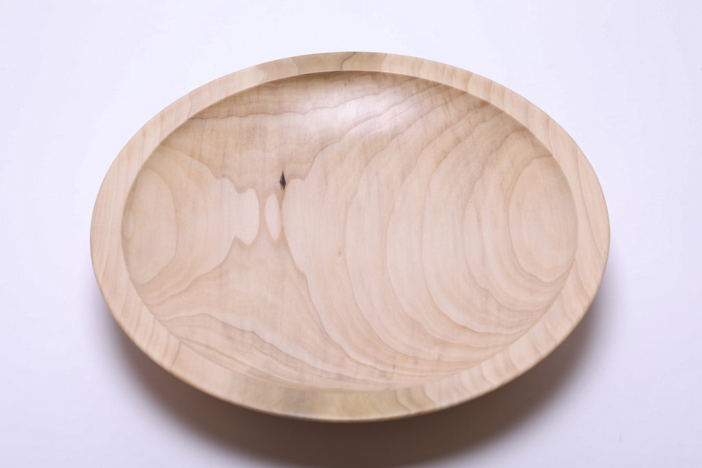 #2480 Tulip Poplar Wooden Bowl  11 3/4" x 2 1/8"