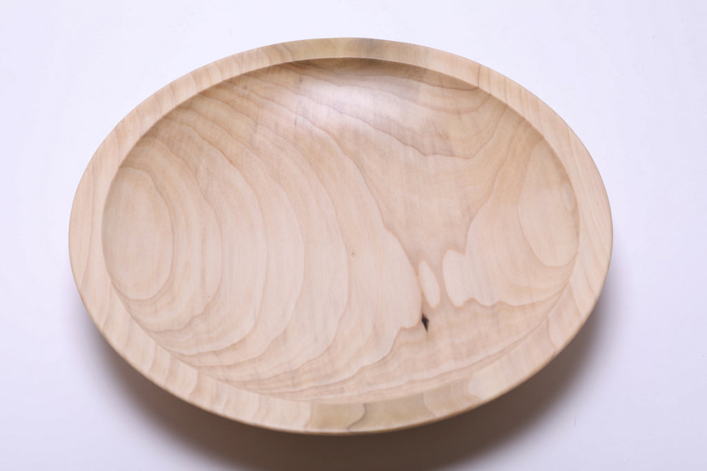 #2480 Tulip Poplar Wooden Bowl  11 3/4" x 2 1/8"