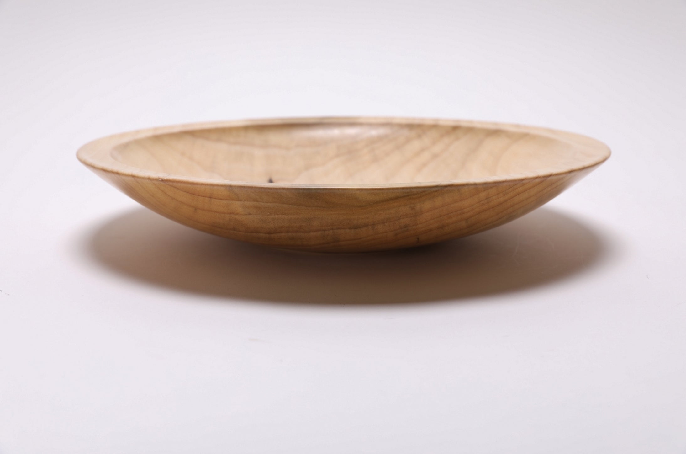 #2480 Tulip Poplar Wooden Bowl  11 3/4" x 2 1/8"
