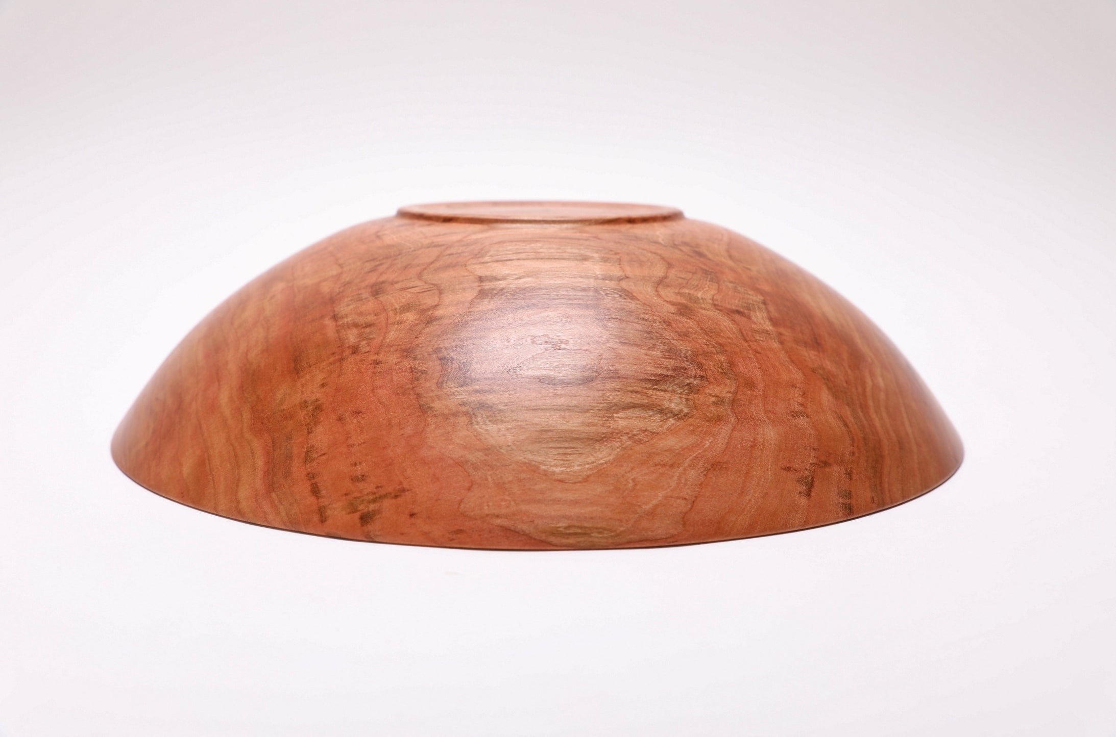 #2484 Curly Wild Black Cherry Fruit and Salad Bowl  13 1/2" x 3 1/2"