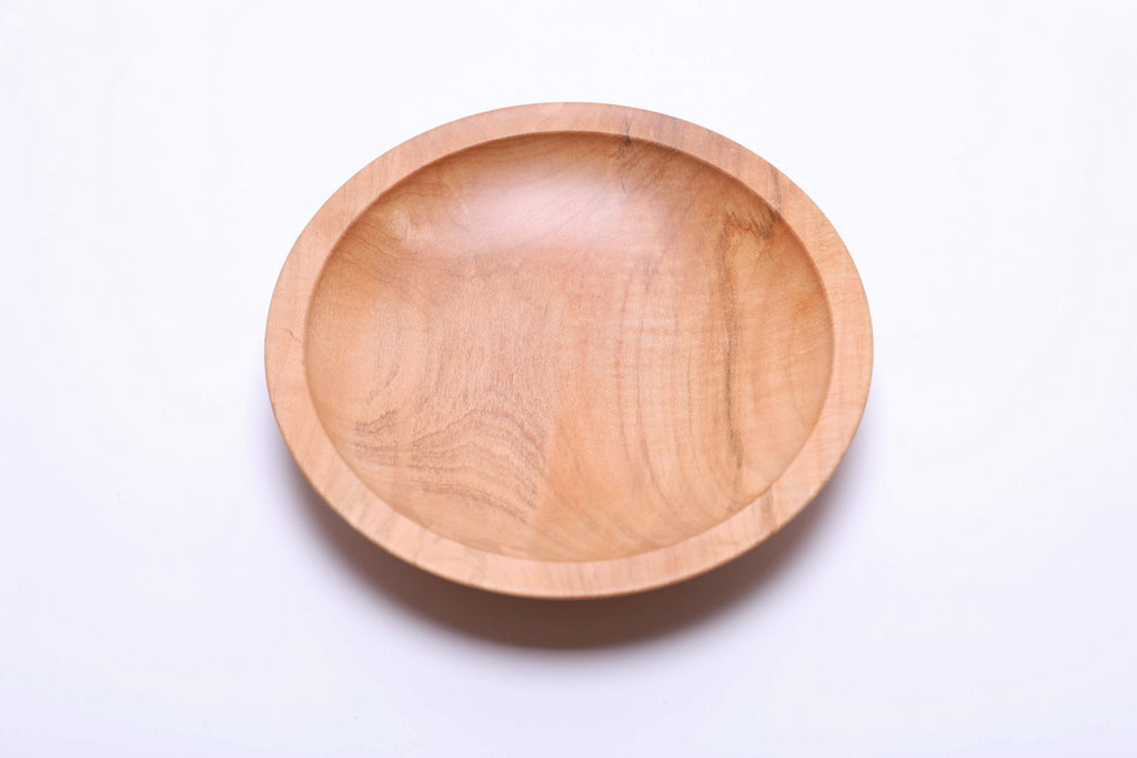 #2498 Small Sugar Maple Shallow Bowl  6 3/4" x 1 3/8"