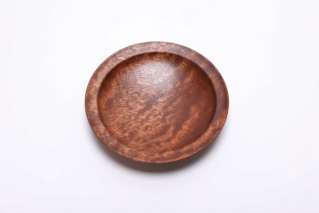 #3000 Pommele Sapele Ring Dish  4 12/4" x  7/8"