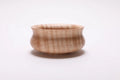 #2507 Tiger Maple Wooden Potbelly Bowl  4 1/8" x 2"