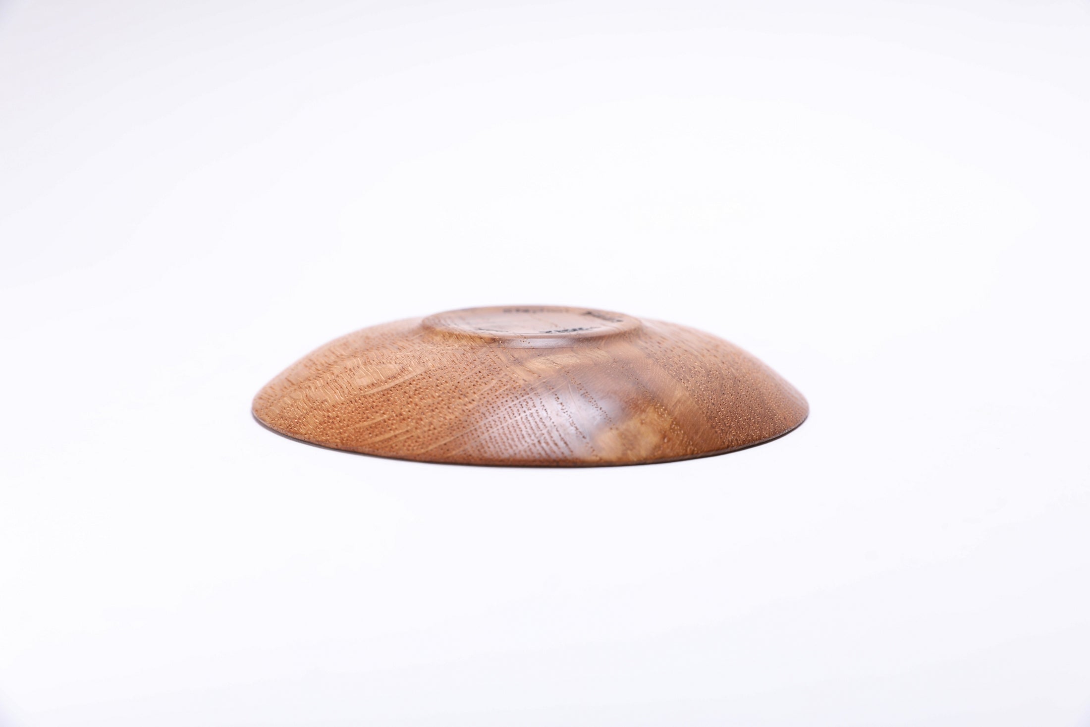 #2512 Oak Burl Wooden Ring Dish  4 7/8" x 3/4"
