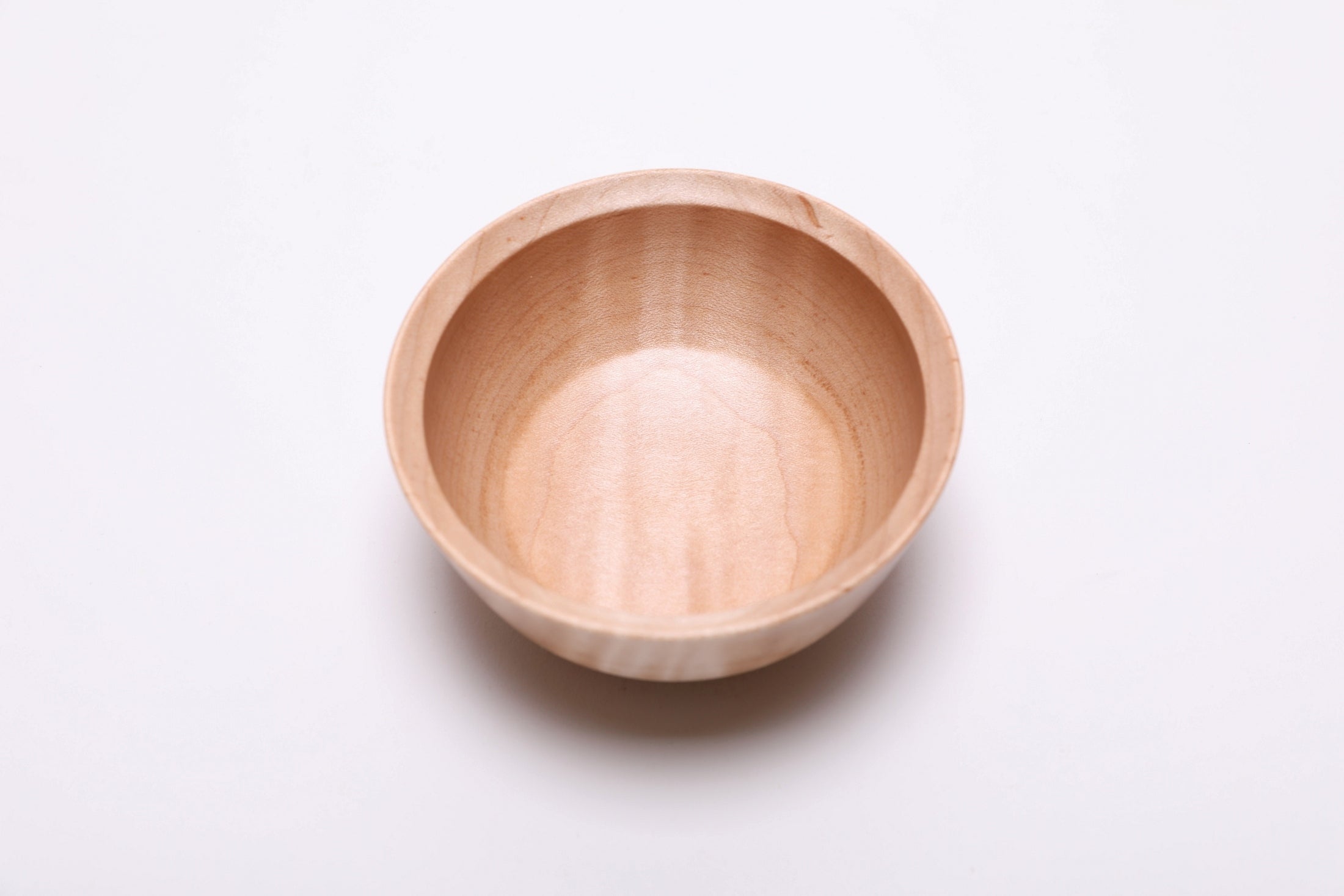 #2519 Small Tiger Maple Wooden Bowl  4" x 2"