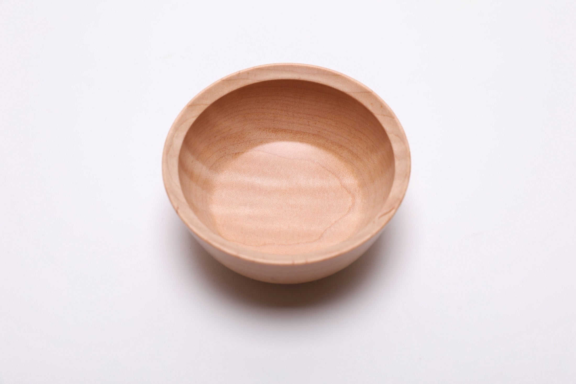 #2519 Small Tiger Maple Wooden Bowl  4" x 2"