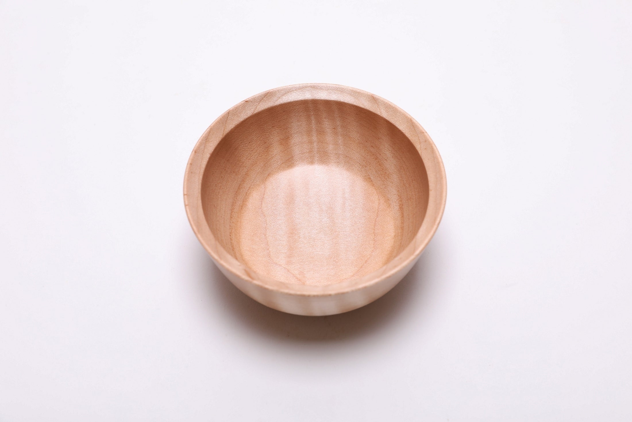 #2519 Small Tiger Maple Wooden Bowl  4" x 2"