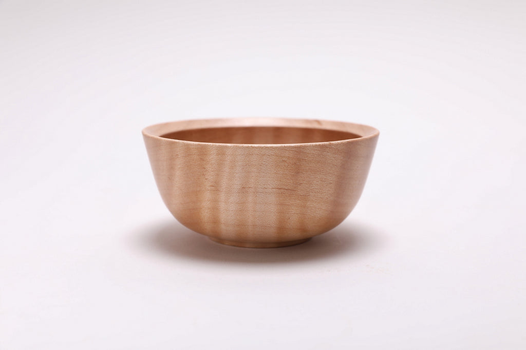 #2519 Small Tiger Maple Wooden Bowl  4" x 2"