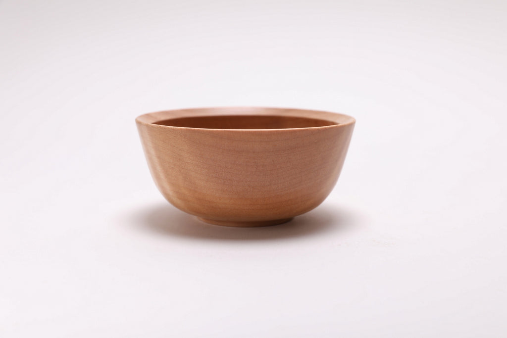 #2519 Small Tiger Maple Wooden Bowl  4" x 2"