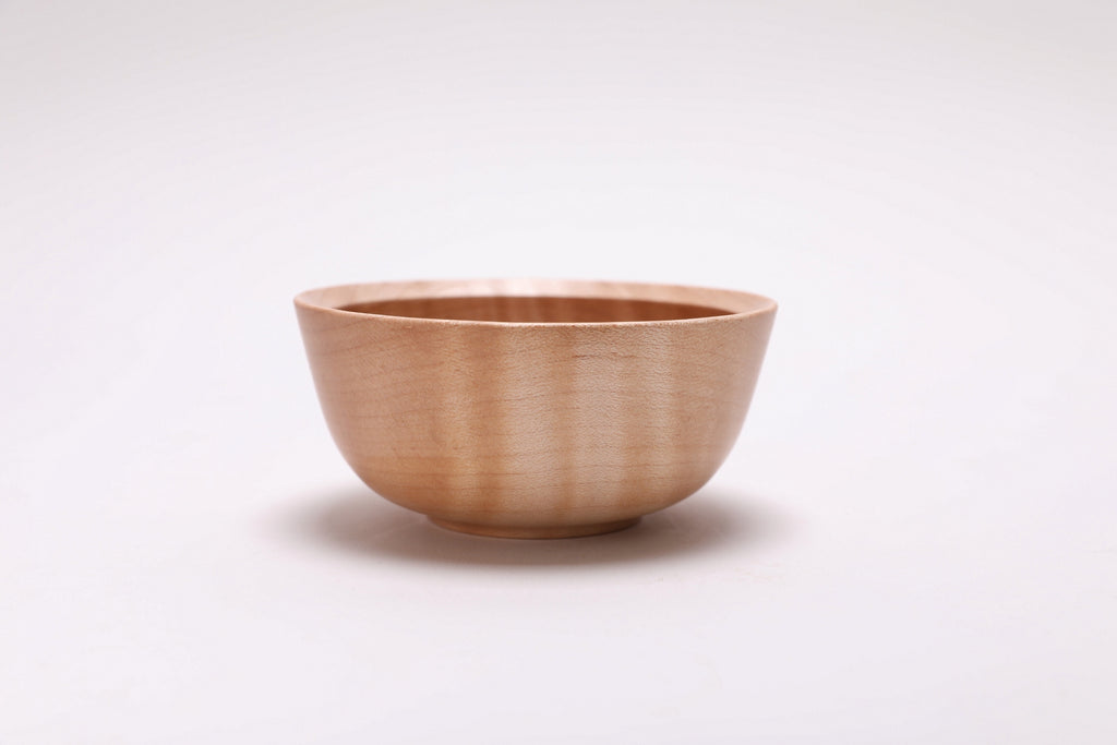 #2519 Small Tiger Maple Wooden Bowl  4" x 2"