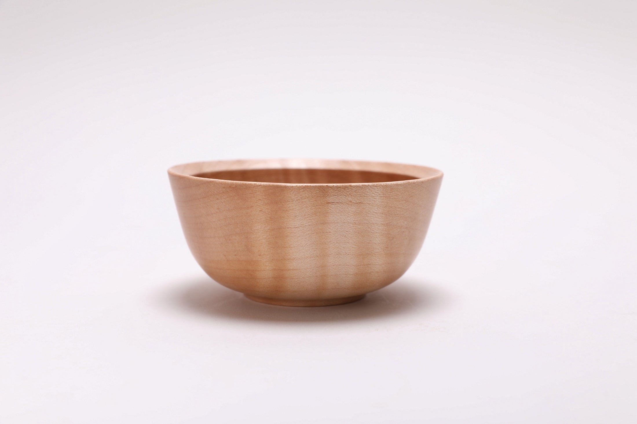 #2519 Small Tiger Maple Wooden Bowl  4" x 2"